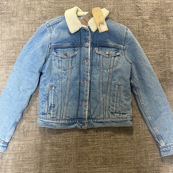 levi sherpa jean jacket - Picture 1 of 3